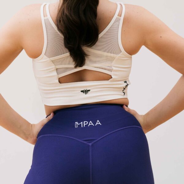 Mesh Back Crop Top